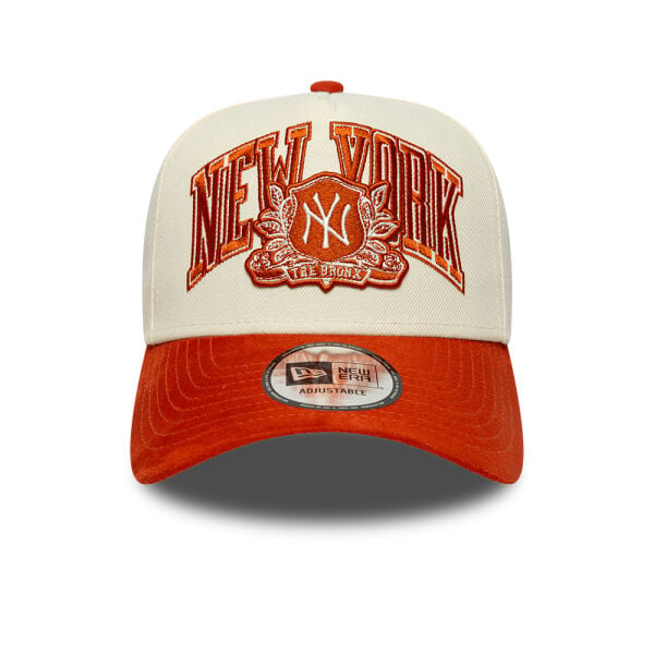 New Era Wordmark Suede E-Frame NEYYAN unisex açık bej şapka 60915997