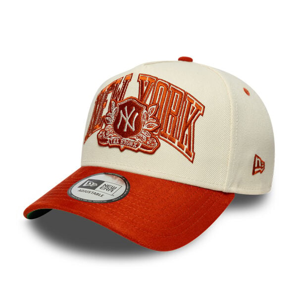 New Era Wordmark Suede E-Frame NEYYAN unisex açık bej şapka 60915997