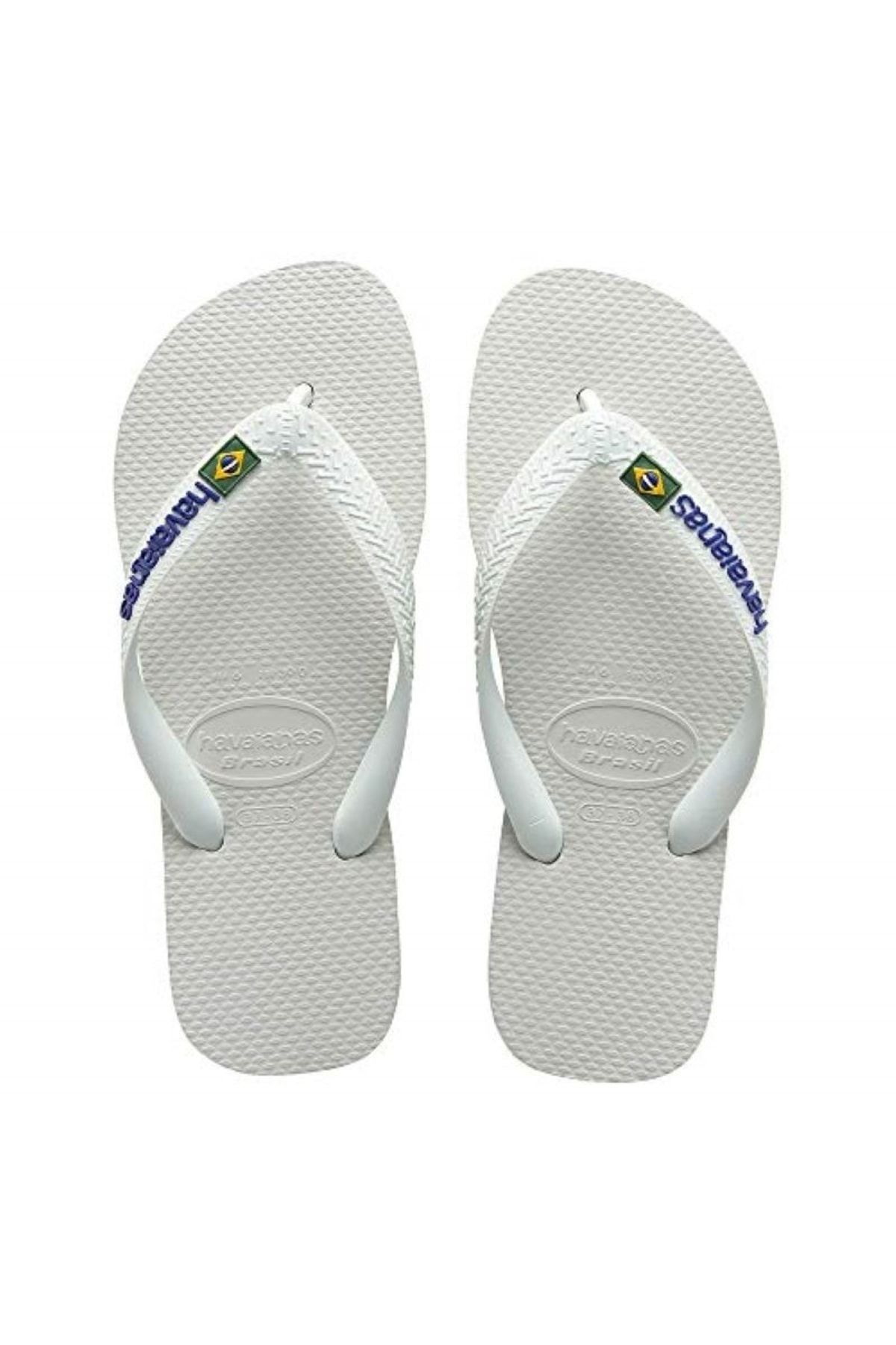 Top Brasil Çocuk Unisex Beyaz Terlik 0001