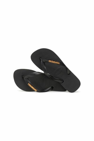 Top Black Metalik Logo Detaylı Parmakarası Terlik 1069