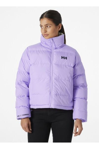 HH YU 23 Reversible Puffer Light Lavender (Lila) Kadın Çift Taraflı Şişme Mont HHA.54061-HHA.463