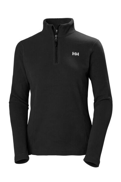 HELLY HANSEN Light Half Zip Siyah Kadın Yarım Fermuarlı Polar HH..15010-HHA.990