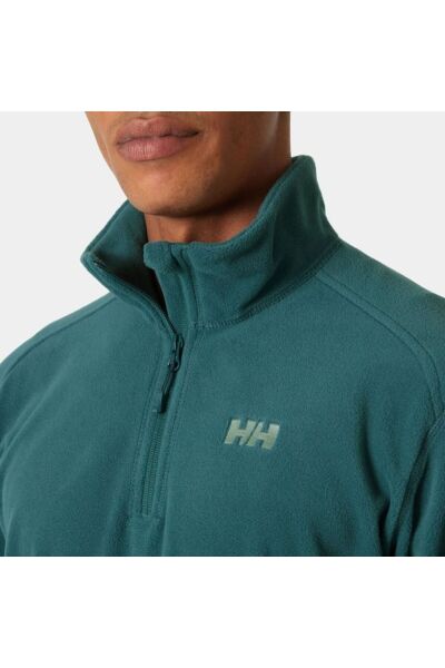 HH Mount Polar Fleece Koyu Yeşil Erkek Yarım Fermuarlı Polar HH..12001-HHA.453