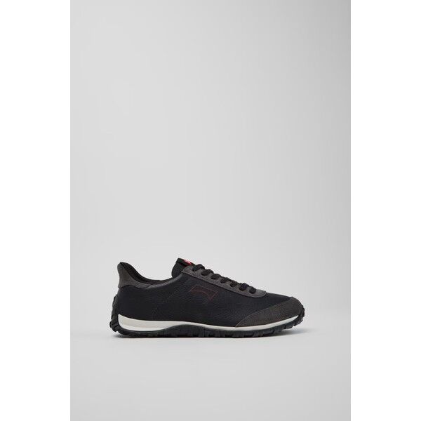 Camper Drift Walk kadın siyah/gri deri ve nubuk sneaker K201885-009