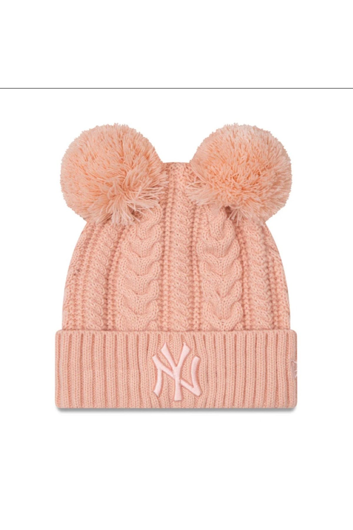 New York Yankees Pembe Çift Ponponlu Kadın Bobble Bere  60284835