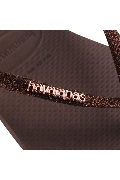 Havaianas Square Glitter Dark Brown 0727