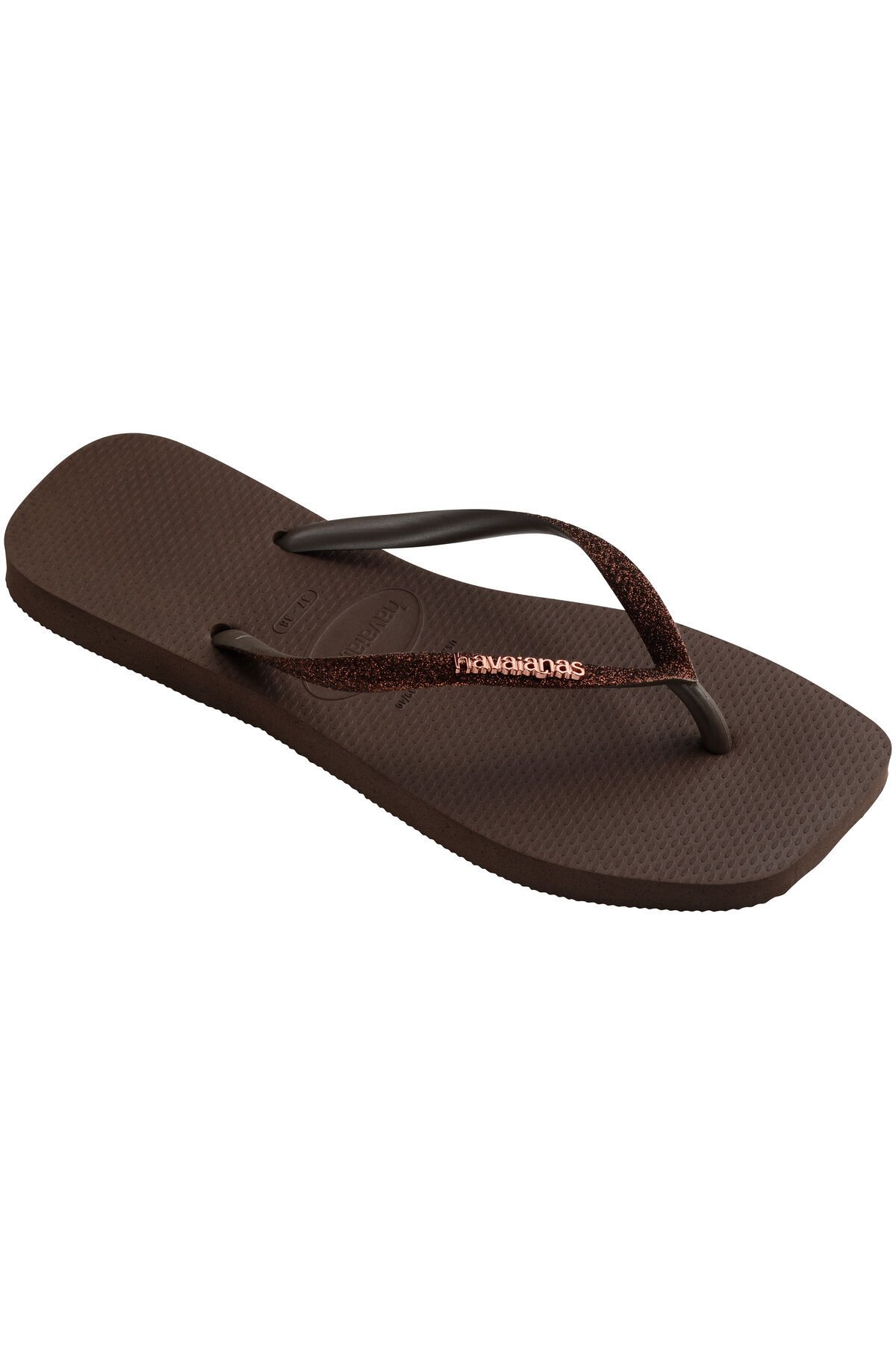 Havaianas Square Glitter Dark Brown 0727