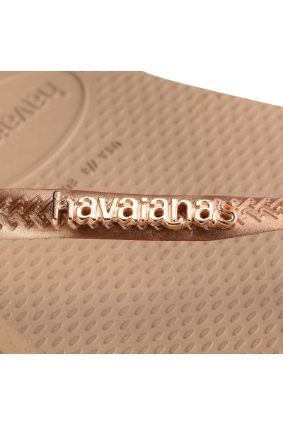 Havaianas Slim Logo Metallic Rose Gold 3581