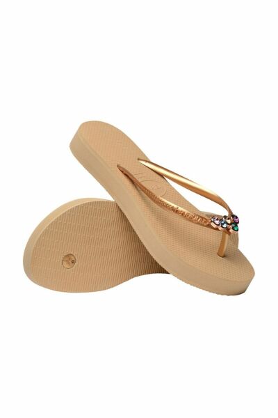 Havaianas Slim Flatform Luxury Golden Kadın Terlik 4148929-0570