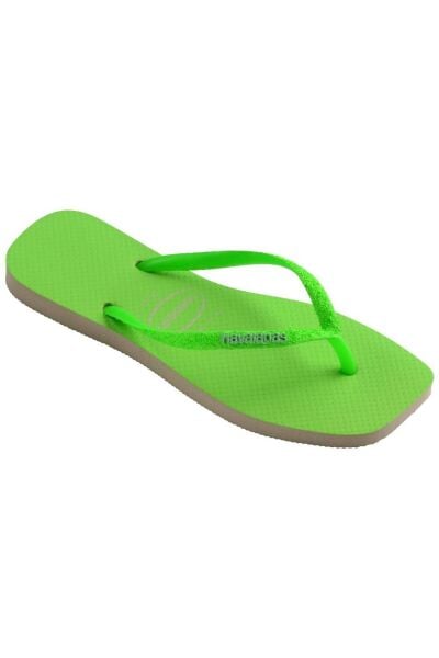 HAVAIANAS Square Glitter Neon Yeşil Kadın Parmak Arası Terlik 4148927-7179